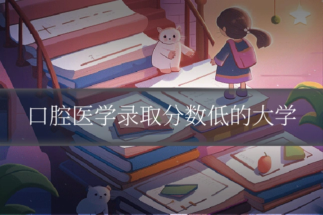口腔医学录取分数低的大学