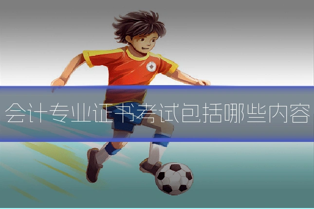 会计专业证书考试包括哪些内容