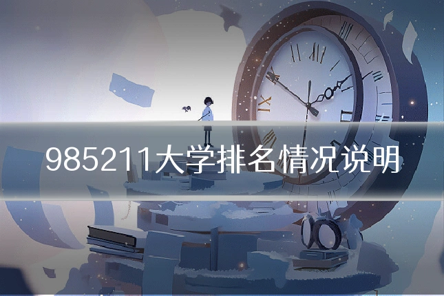 985211大学排名情况说明