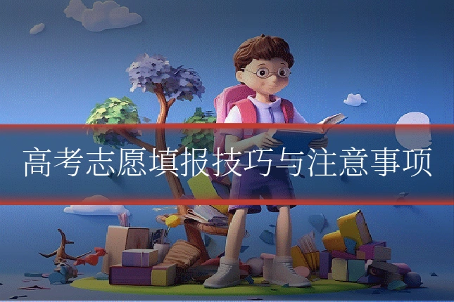 高考志愿填报技巧与注意事项