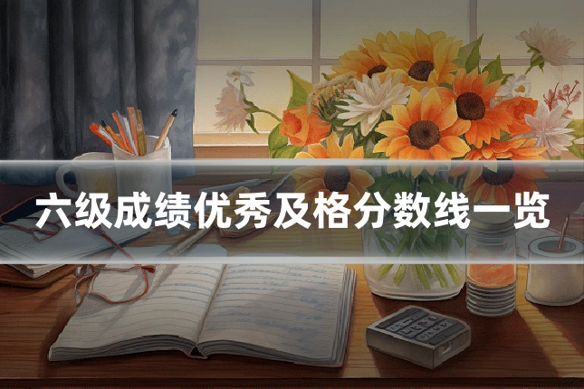 六级成绩优秀及格分数线一览