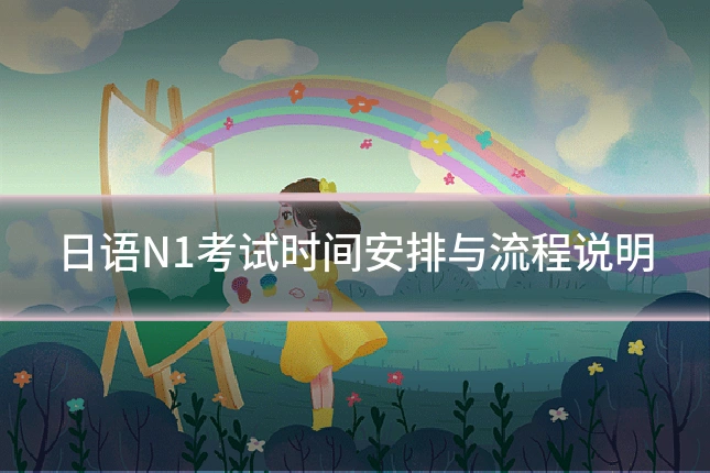 日语N1考试时间安排与流程说明