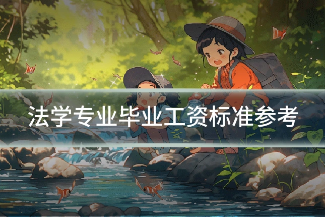 法学专业毕业工资标准参考