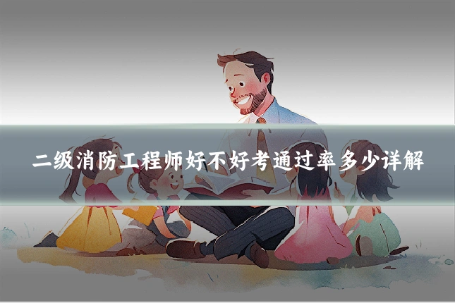 二级消防工程师好不好考通过率多少详解