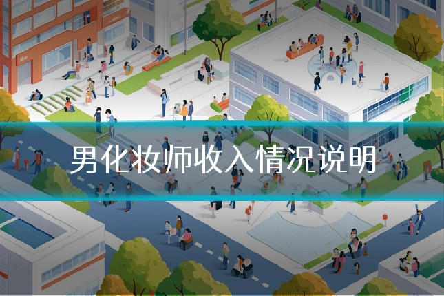 男化妆师收入情况说明