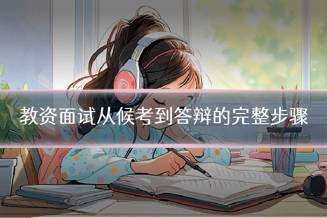 教资面试从候考到答辩的完整步骤