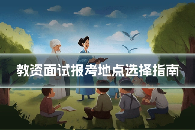 教资面试报考地点选择指南