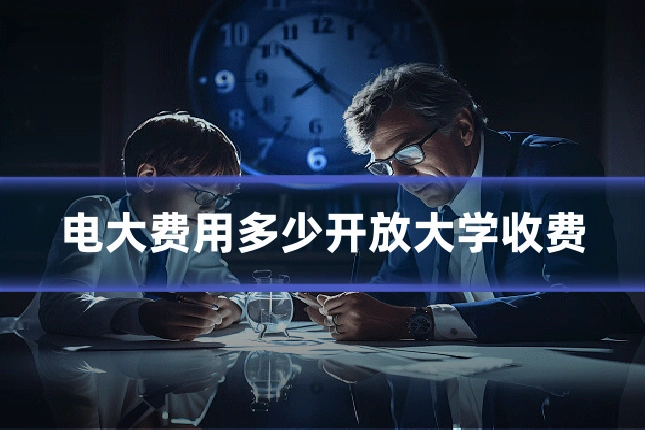 电大费用多少开放大学收费
