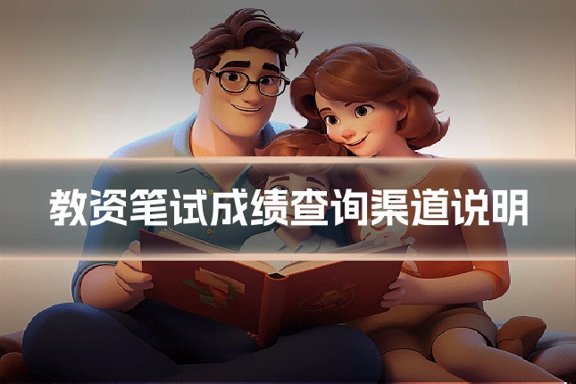 教资笔试成绩查询渠道说明