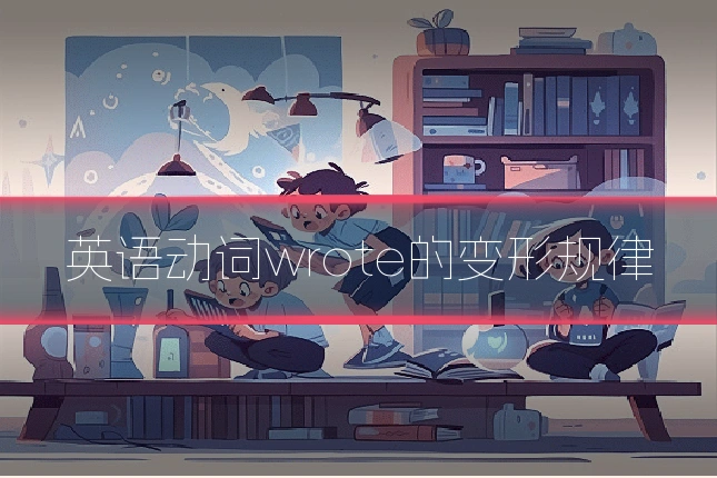 英语动词wrote的变形规律