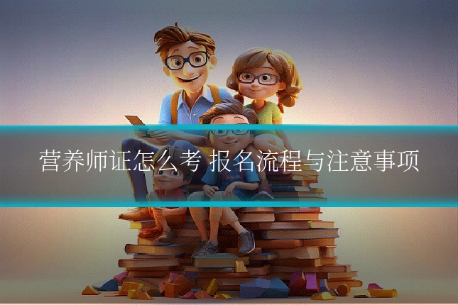 营养师证怎么考 报名流程与注意事项
