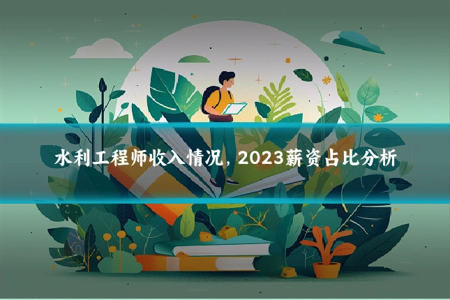 水利工程师收入情况，2023薪资占比分析