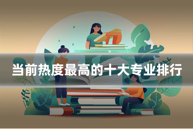 当前热度最高的十大专业排行