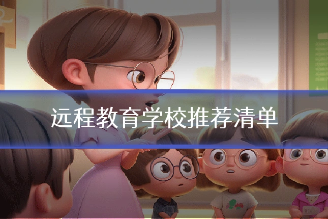 远程教育学校推荐清单