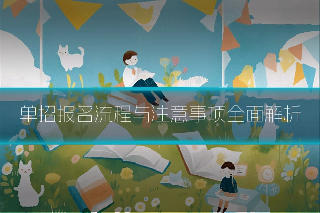 单招报名流程与注意事项全面解析