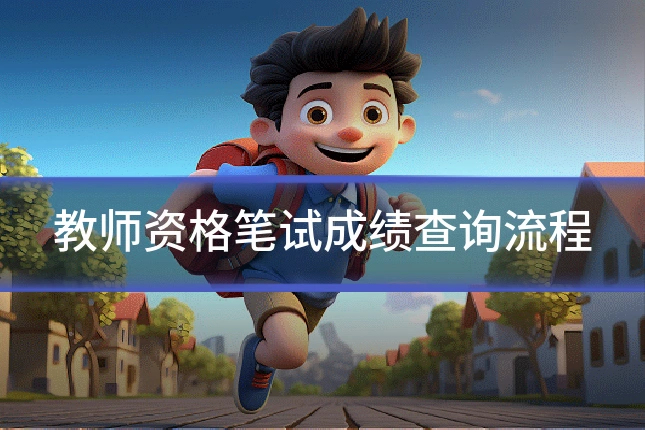 教师资格笔试成绩查询流程