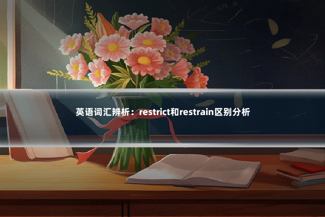英语词汇辨析：restrict和restrain区别分析
