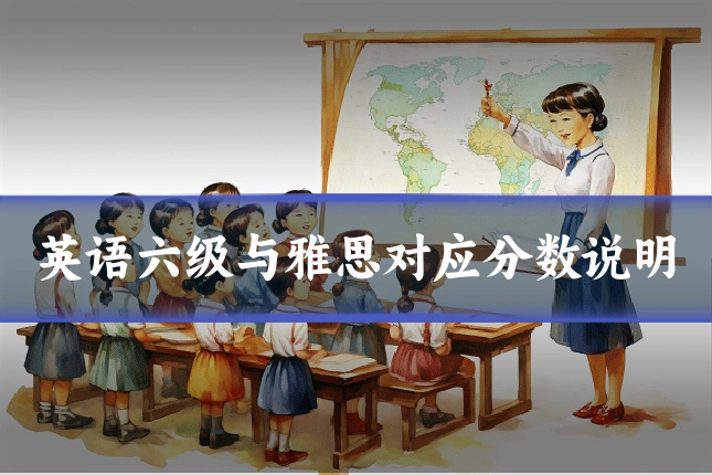 英语六级与雅思对应分数说明