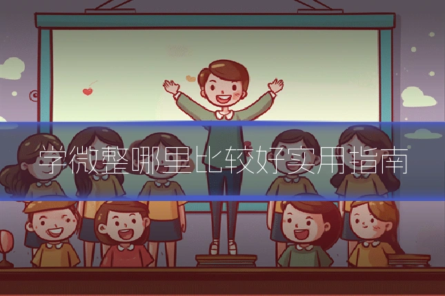 学微整哪里比较好实用指南