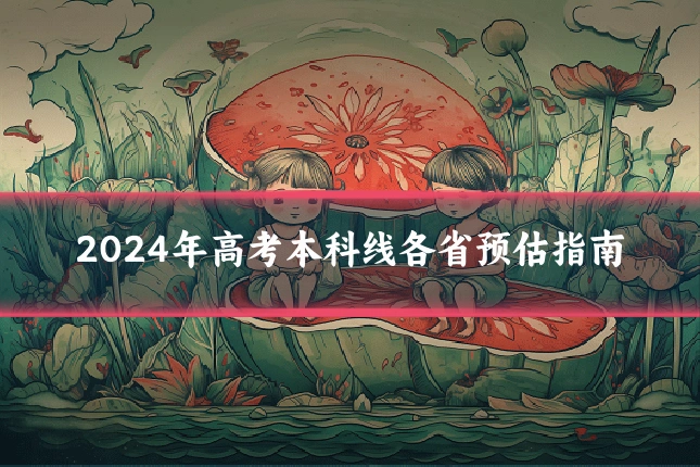 2024年高考本科线各省预估指南