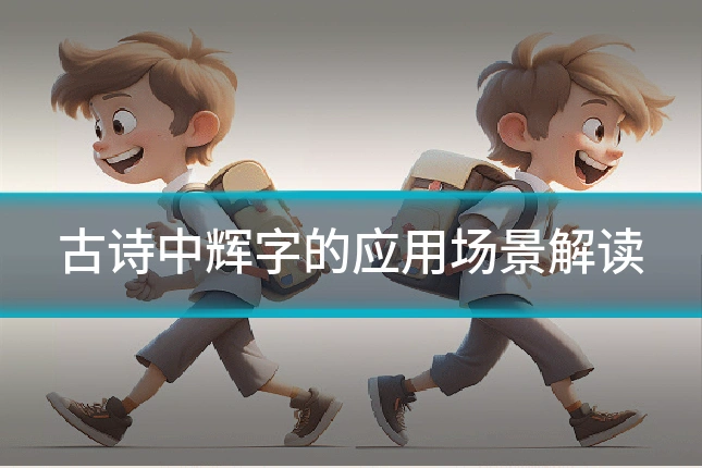 古诗中辉字的应用场景解读