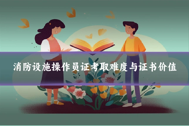 消防设施操作员证考取难度与证书价值