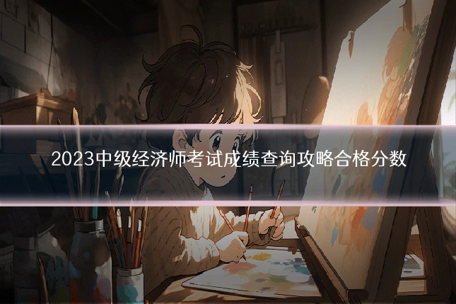 2023中级经济师考试成绩查询攻略合格分数