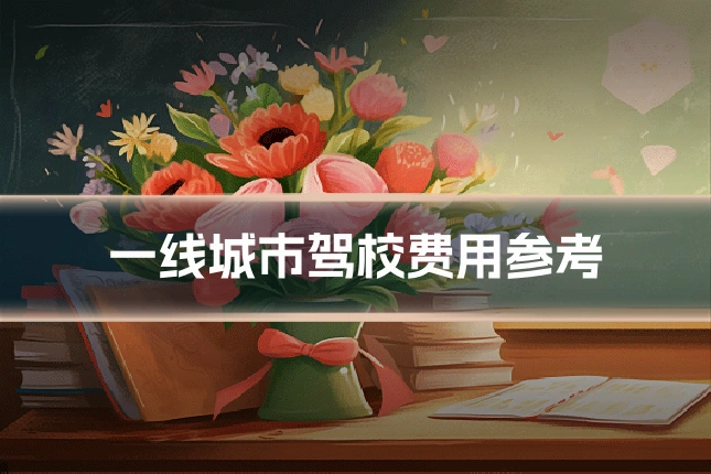 一线城市驾校费用参考