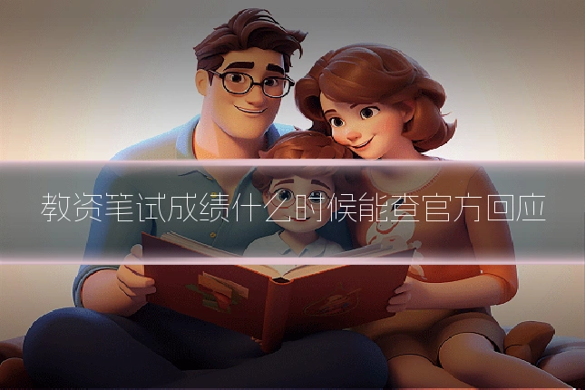 教资笔试成绩什么时候能查官方回应