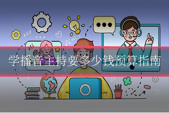 学播音主持要多少钱预算指南