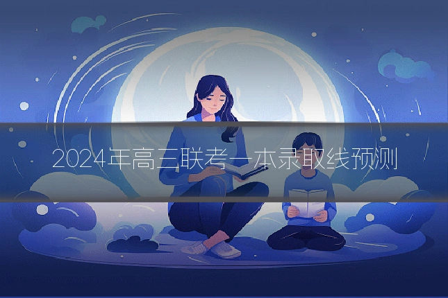 2024年高三联考一本录取线预测