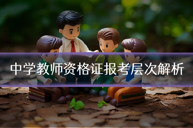 中学教师资格证报考层次解析