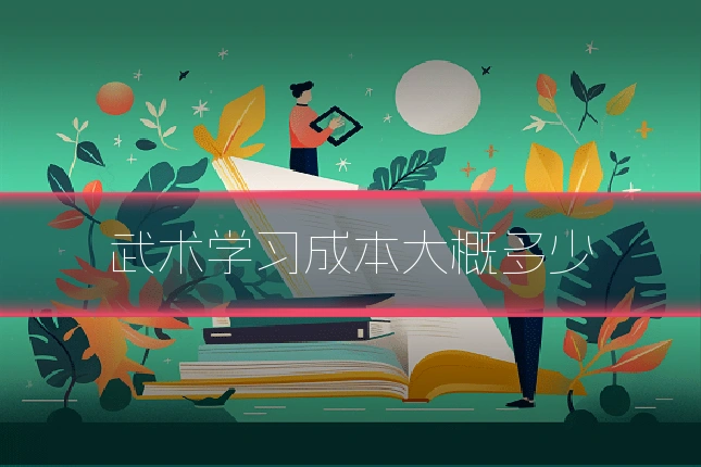 武术学习成本大概多少