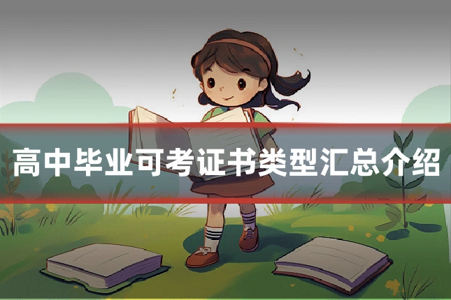 高中毕业可考证书类型汇总介绍