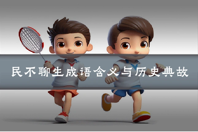 民不聊生成语含义与历史典故