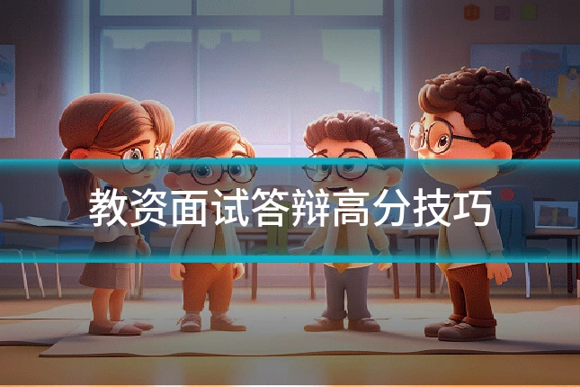 教资面试答辩高分技巧