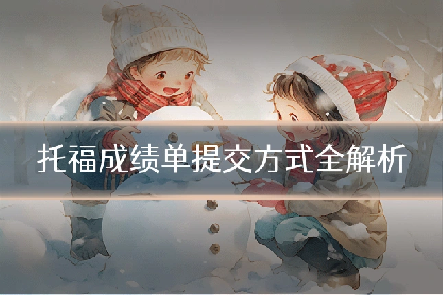 托福成绩单提交方式全解析