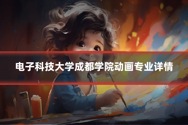 电子科技大学成都学院动画专业详情