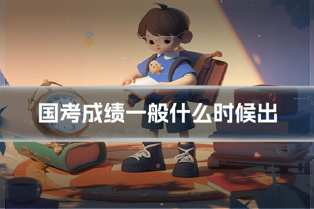 国考成绩一般什么时候出