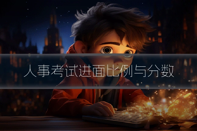 人事考试进面比例与分数