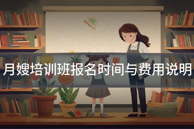 月嫂培训班报名时间与费用说明