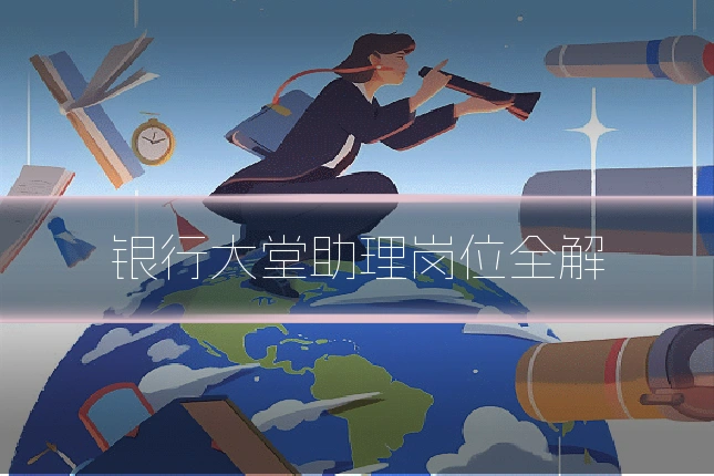 银行大堂助理岗位全解