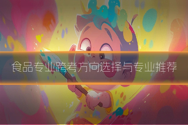 食品专业跨考方向选择与专业推荐