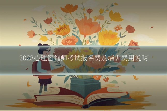 2023心理咨询师考试报名费及培训费用说明