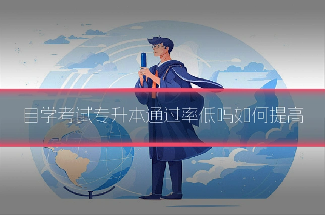 自学考试专升本通过率低吗如何提高
