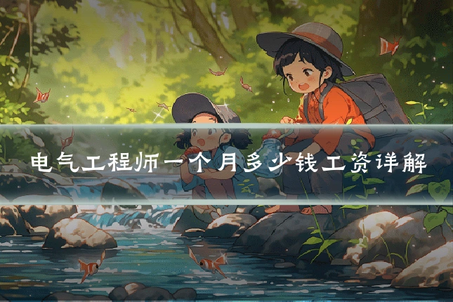 电气工程师一个月多少钱工资详解