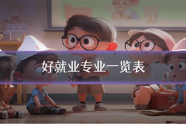 好就业专业一览表