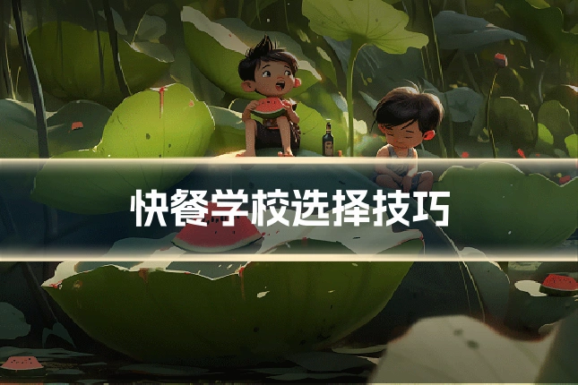 快餐学校选择技巧