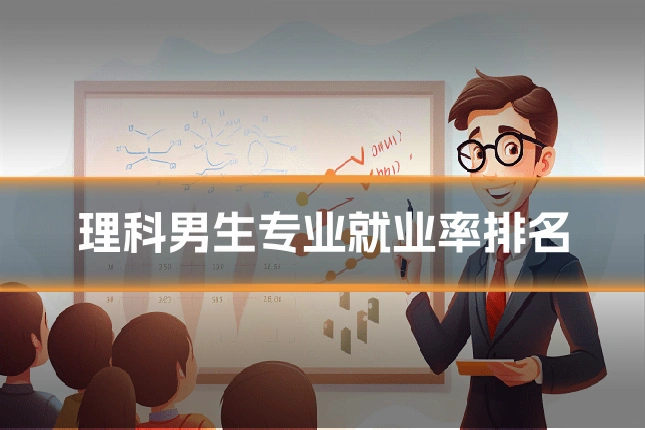 理科男生专业就业率排名