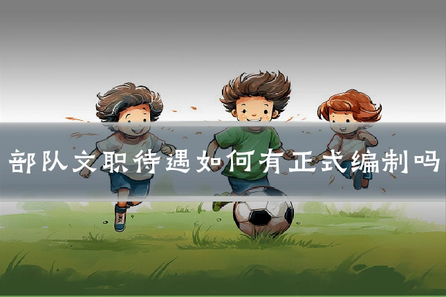部队文职待遇如何有正式编制吗